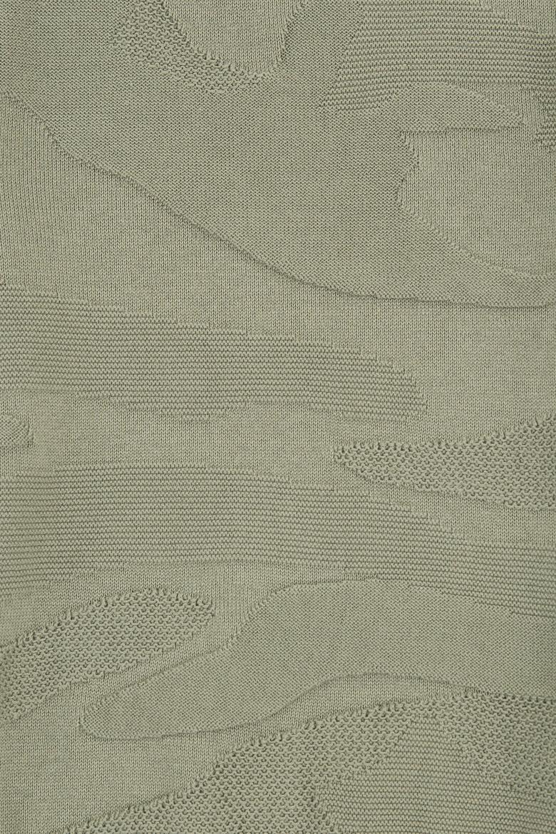 Erkek Çocuk Yeşil Bisiklet Yaka Triko Kazak - 50237671016