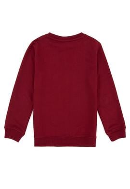 Erkek Çocuk Bordo Basic Sweatshirt - 50236951081