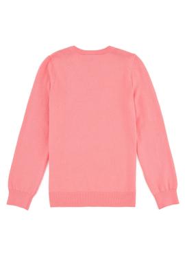 Kız Çocuk Açık Pembe Triko Kazak - 50237168068