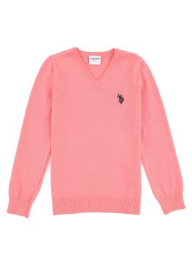 Kız Çocuk Açık Pembe Triko Kazak - 50237168068