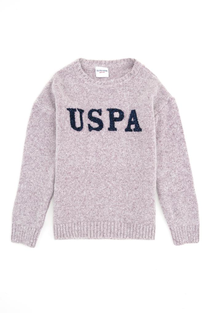 Kız Çocuk Violet Triko Kazak