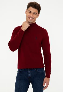 Erkek Bordo Basic Kazak - 50237006015