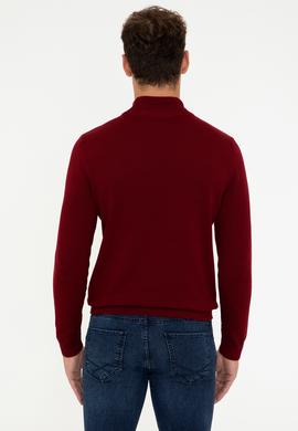 Erkek Bordo Basic Kazak - 50237006015