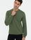 Erkek Haki Basic Sweatshirt