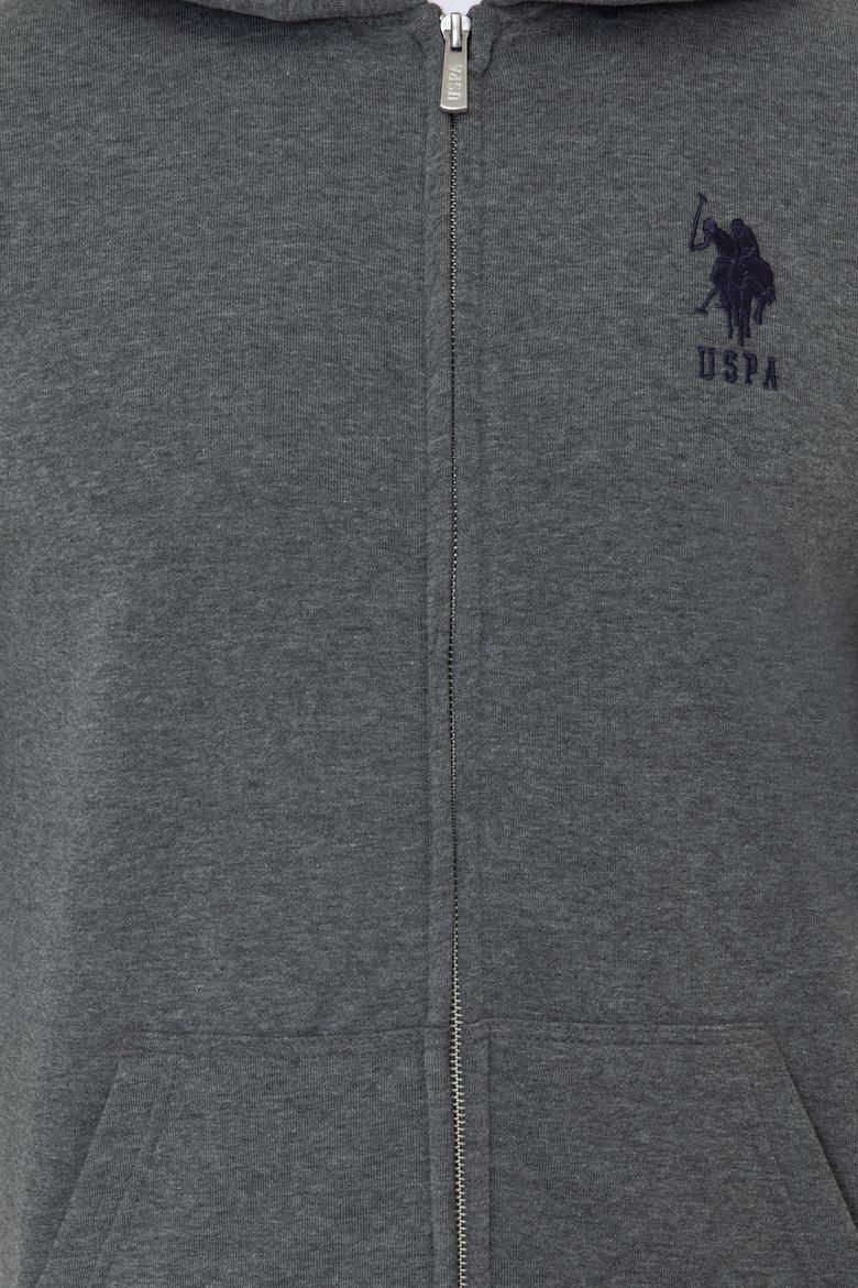 Erkek Antrasit Melanj Örme Hırka - 50237896031