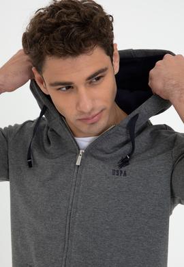 Erkek Antrasit Melanj Örme Hırka - 50237896031