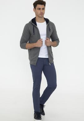 Erkek Antrasit Melanj Örme Hırka - 50237896031