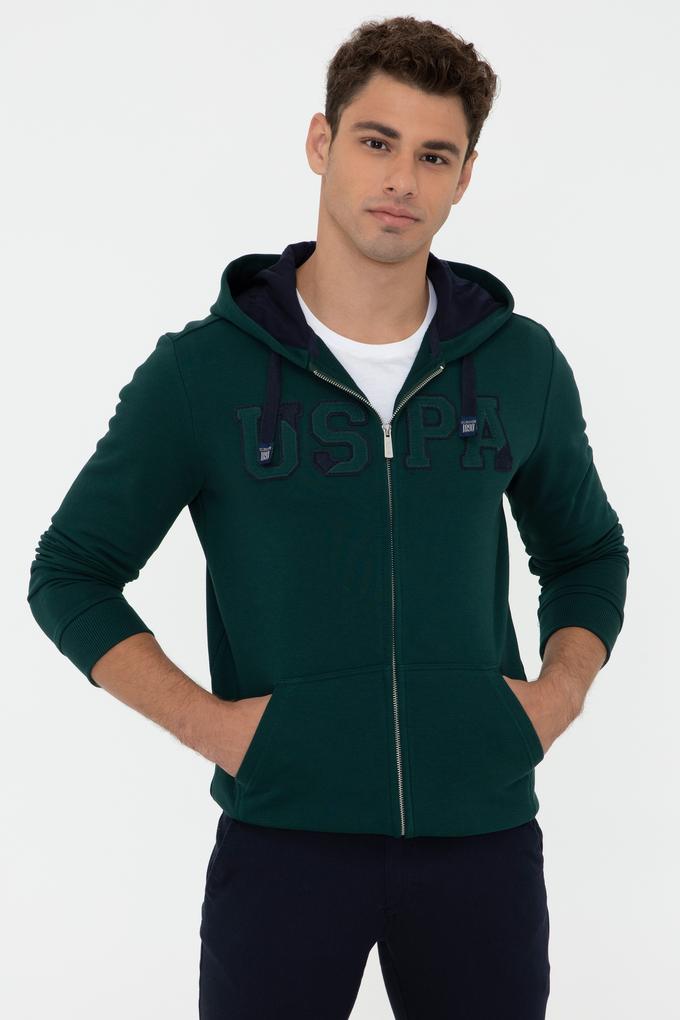 Erkek Koyu Yeşil Sweatshirt