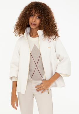 Kadın Kahverengi Kaban Kaşe - 50238174003