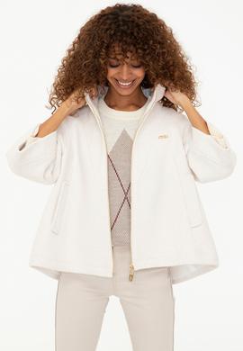 Kadın Kahverengi Kaban Kaşe - 50238174003