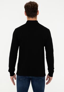 Erkek Siyah Basic Sweatshirt - 50238250073