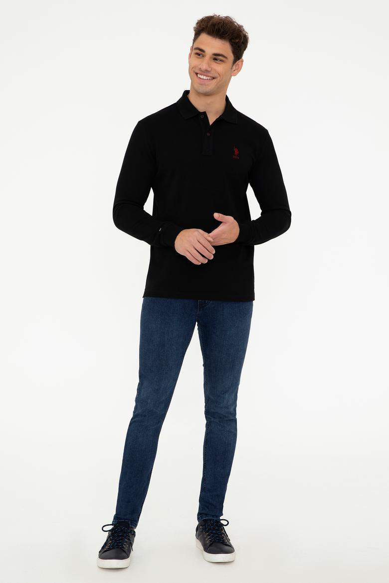 Erkek Siyah Basic Sweatshirt - 50238250073