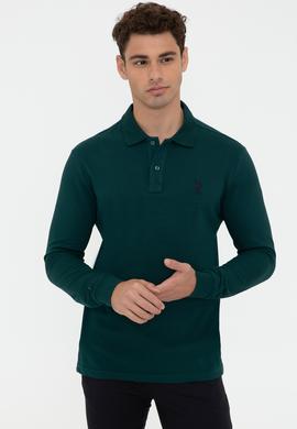 Erkek Koyu Yeşil Basic Sweatshirt - 50238250145