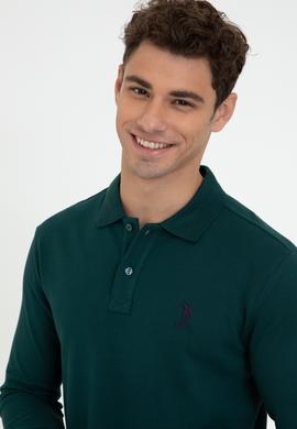 Erkek Koyu Yeşil Basic Sweatshirt - 50238250145