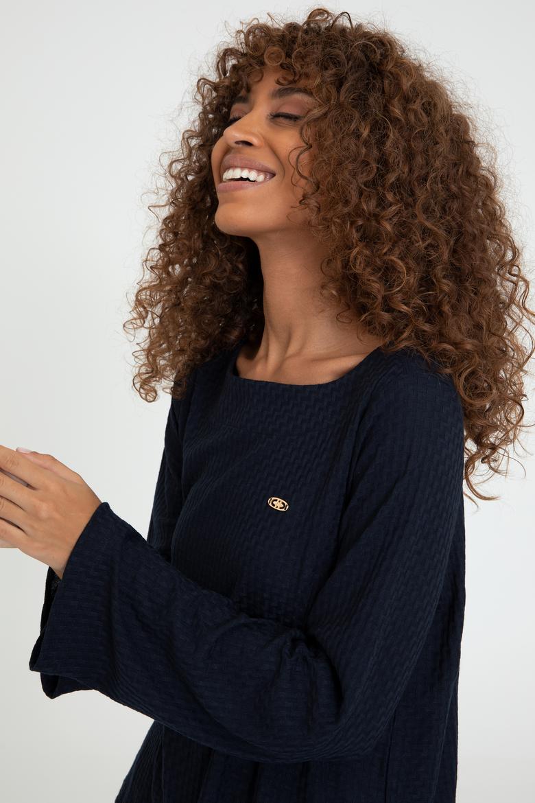 Kadın Lacivert Sweatshirt - 50240754005