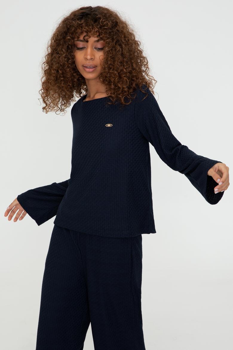 Kadın Lacivert Sweatshirt - 50240754005