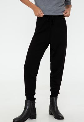 Kadın Siyah Triko Pantolon - 50241534006