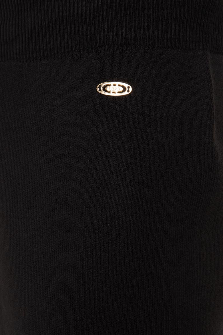 Kadın Siyah Triko Pantolon - 50241534006