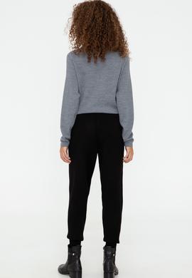 Kadın Siyah Triko Pantolon - 50241534006