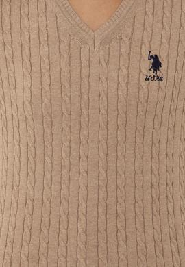 Kadın Kahverengi Triko Kazak Basic - 50243958017