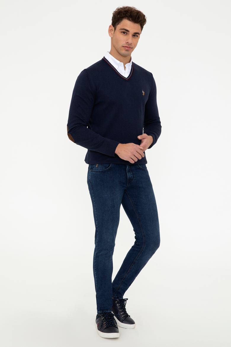 Erkek Lacivert Basic Kazak - 50248513009