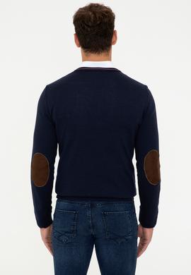 Erkek Lacivert Basic Kazak - 50248513009