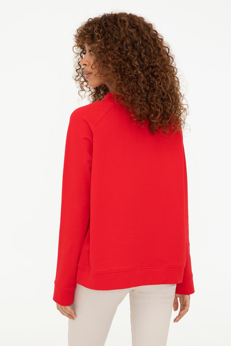 Kadın Kırmızı Sweatshirt - 50249242015