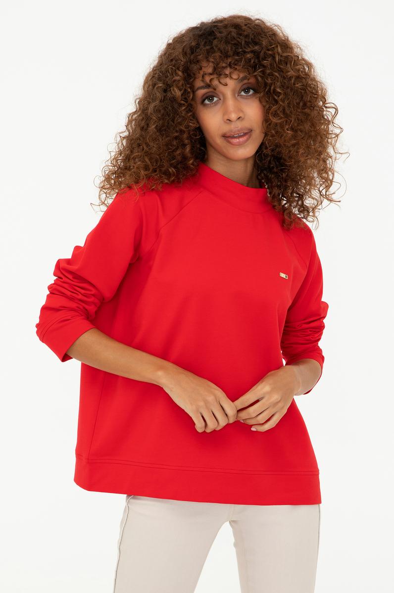 Kadın Kırmızı Sweatshirt