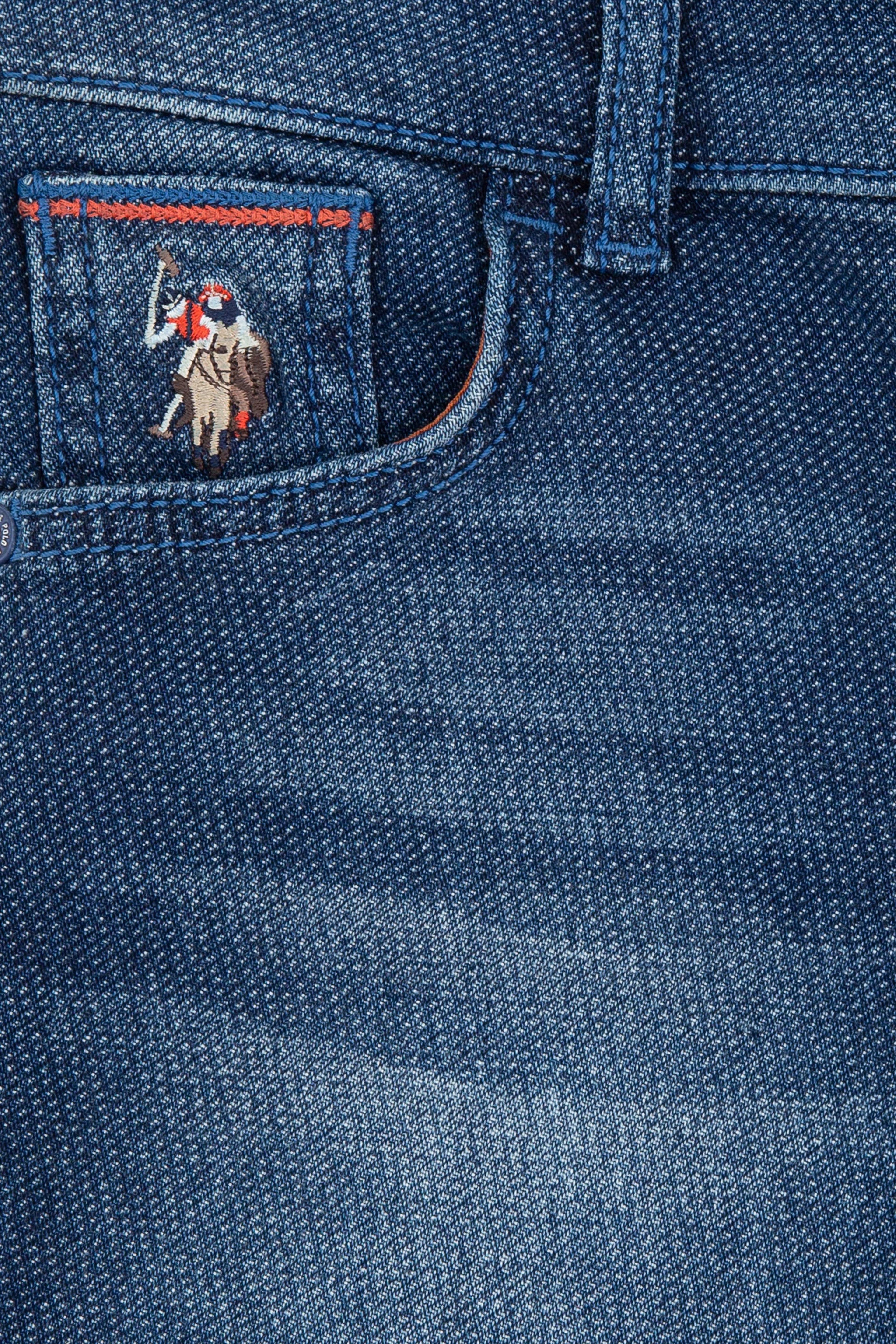 Erkek Çocuk Açık Mavi Denim Bermuda Şort - Image 3