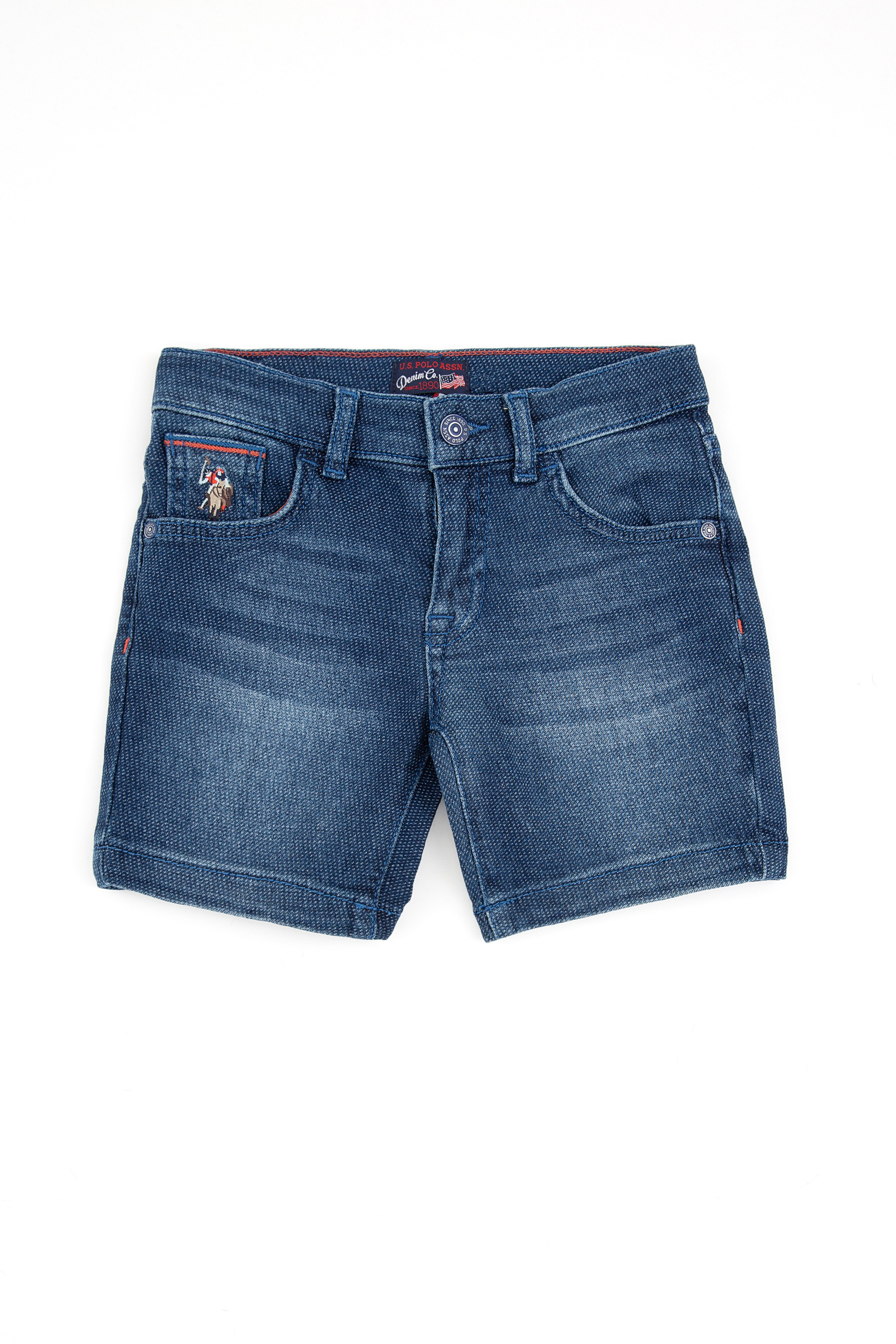Erkek Çocuk Açık Mavi Denim Bermuda Şort - Image 1