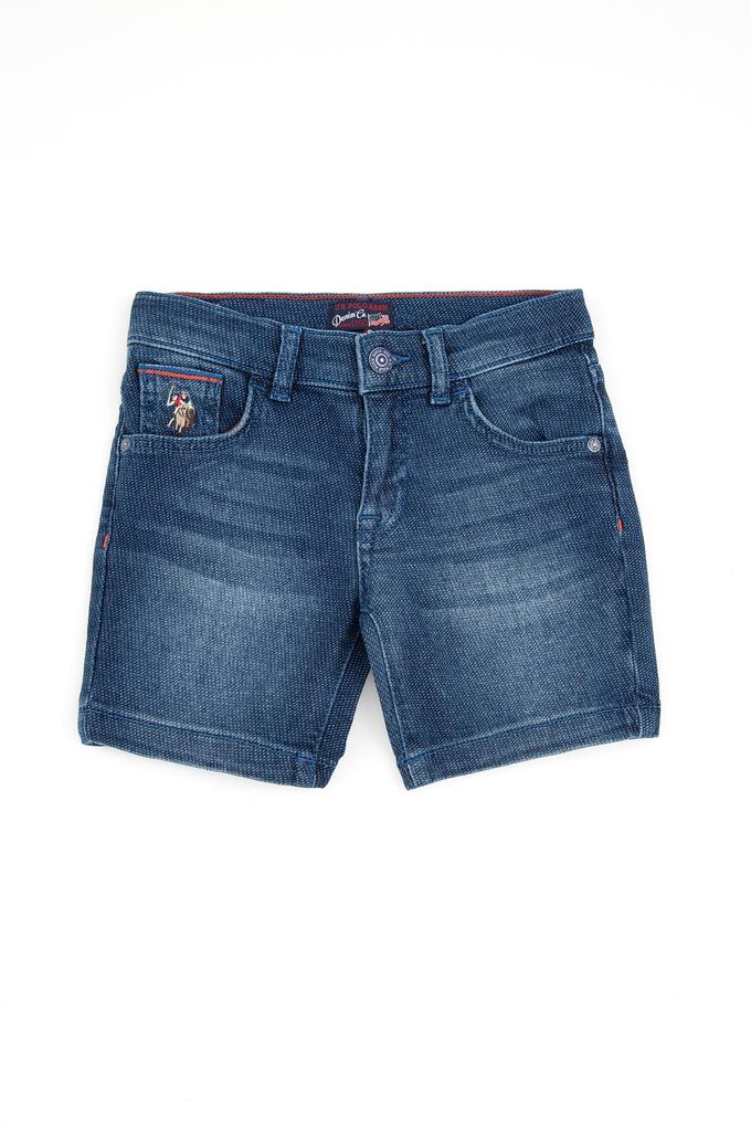 Erkek Çocuk Açık Mavi Denim Bermuda Şort