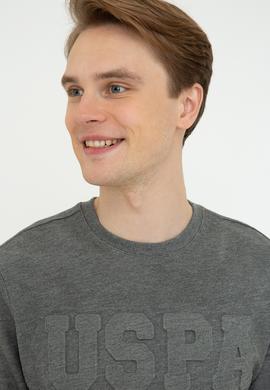 Erkek Antrasit Melanj Basic Sweatshirt - 50237233124