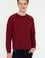 Erkek Bordo Basic Sweatshirt