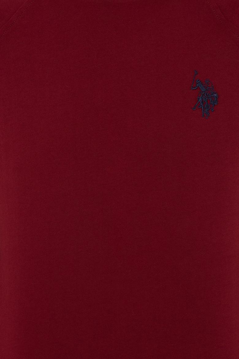 Erkek Bordo Basic Sweatshirt - 50244467049