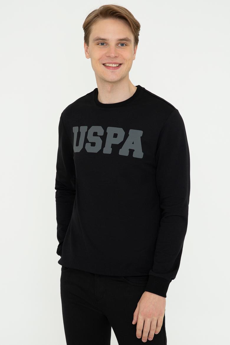 Erkek Siyah Basic Sweatshirt - 50238100037