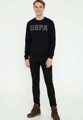 Erkek Siyah Basic Sweatshirt - 50238100037