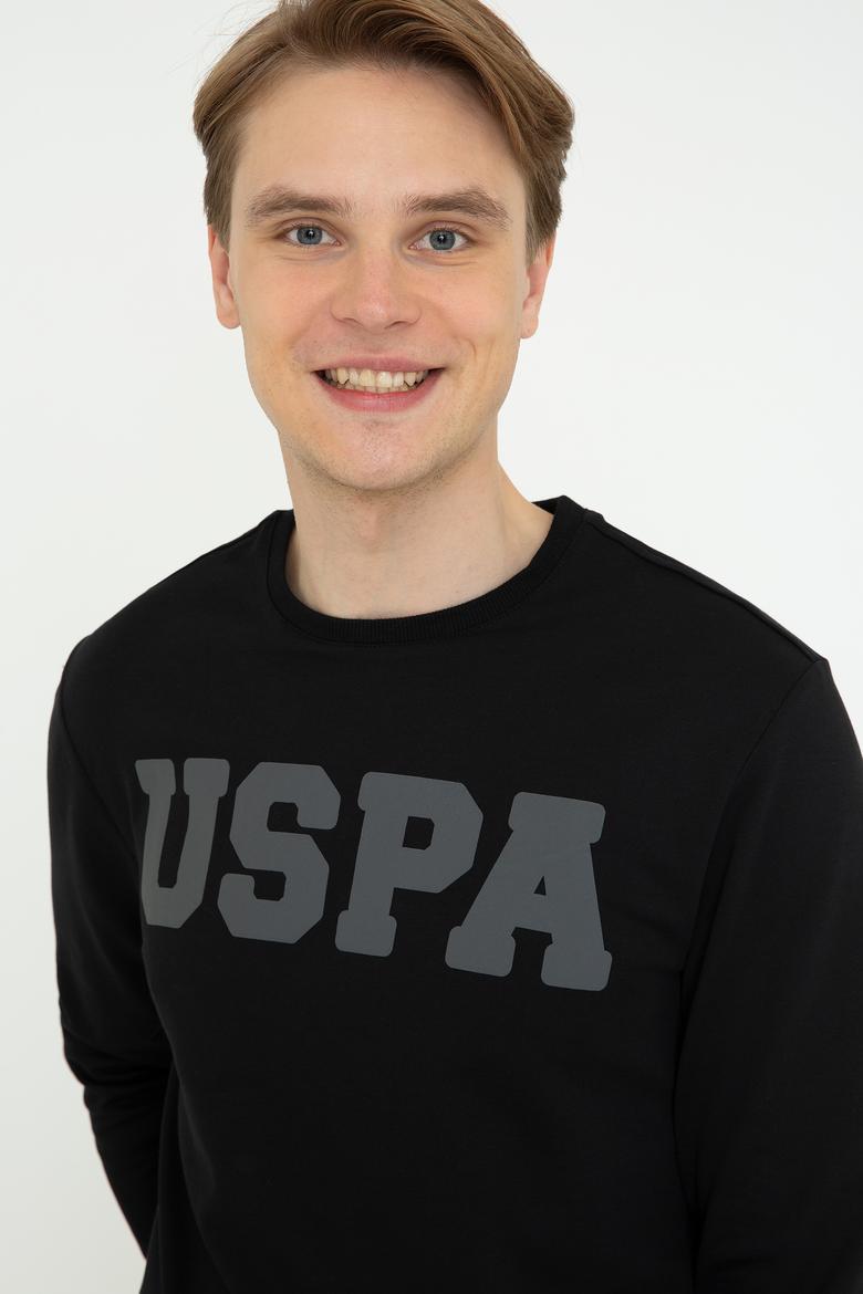 Erkek Siyah Basic Sweatshirt - 50238100037