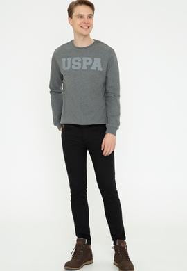 Erkek Antrasit Melanj Basic Sweatshirt - 50238100047