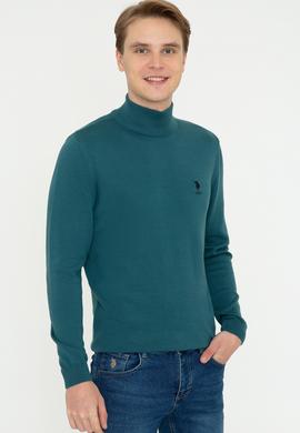 Erkek Petrol Basic Kazak - 50237006118