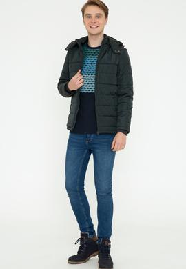 Erkek Koyu Yeşil Mont - 50242108024