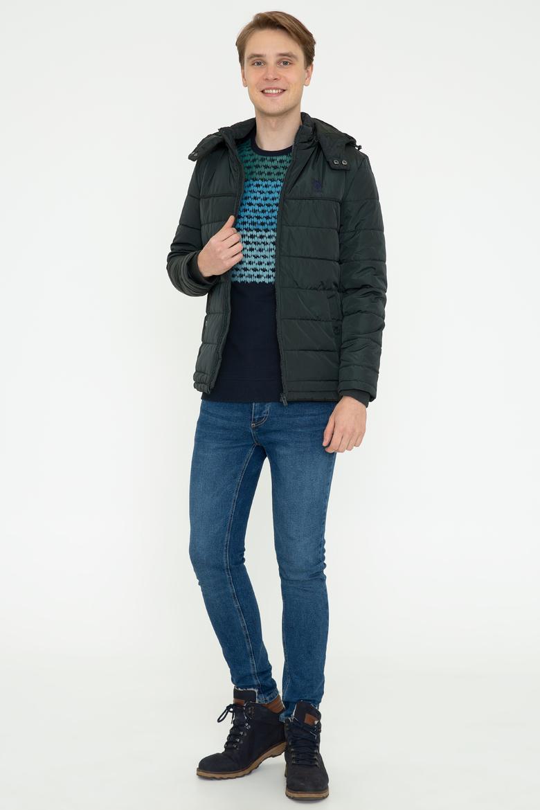 Erkek Koyu Yeşil Mont - 50242108024
