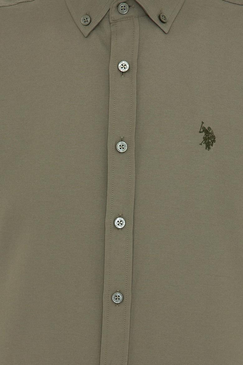 Erkek Haki Gömlek Uzunkol Basic - 50249786028