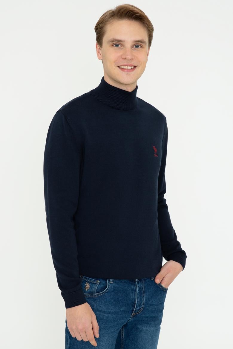 Erkek Lacivert Basic Kazak - 50237006007