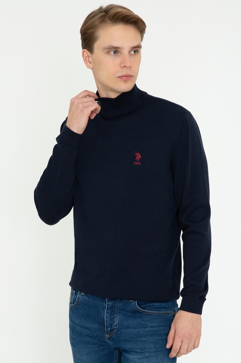 Erkek Lacivert Basic Kazak