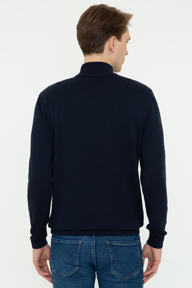 Erkek Lacivert Basic Kazak - 50237006007