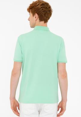 Erkek Açık Yeşil Basic Tişört - 50232303365