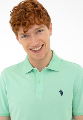 Erkek Açık Yeşil Basic Tişört - 50232303365