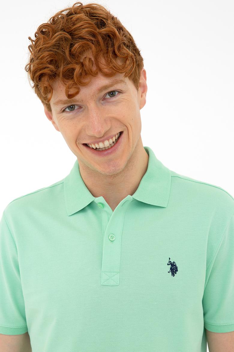 Erkek Açık Yeşil Basic Tişört - 50232303365