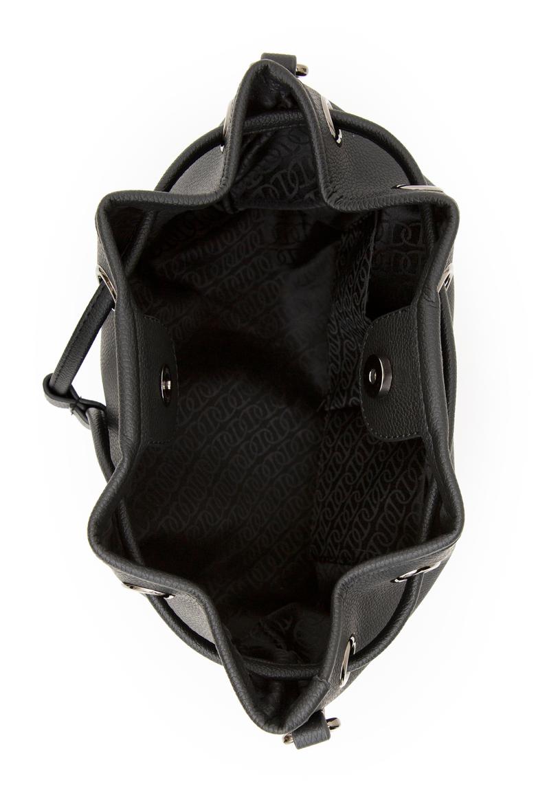 Kadın Siyah Büzgülü Çanta - 50247196001