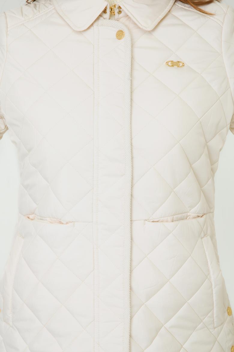 Kadın Beyaz Mont - 50224622050